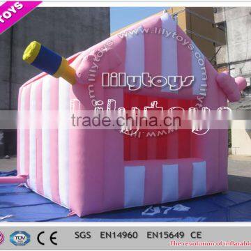 Attractive Lilytoys inflatable air cube tent/inflatable tent for promotion