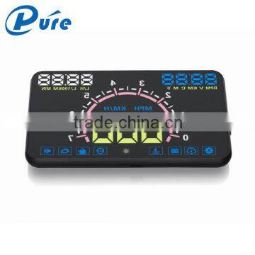 OBD2 and EUOBD HUD E350 Car Head Up Display Multi-function Car HUD with Multi-color Screen Design