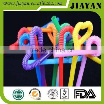 Christmas DIY crazy colorful plastic drinking straw