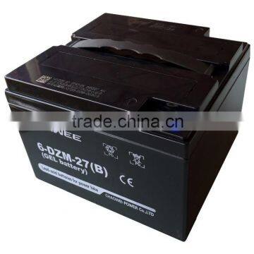 Maintenance Free (MF) Battery for bicycle, 12V 27Ah (B)