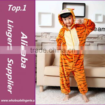 top quality funny animal gold tiger onesie pajamas