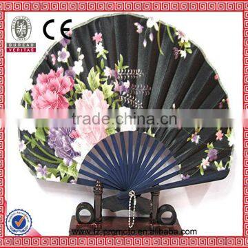 2013 new design Spanish bamboo paper fan for promotional gift