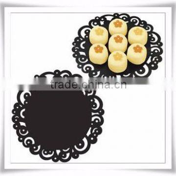 New Design And Food Safety Black Paper Doilies photo-3