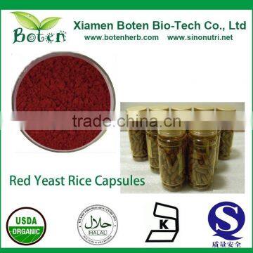 400mg Monacolin K Red Yeast Rice Capules