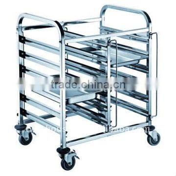 TT-SP279D Stainless Steel Top Quality Tray Trolley