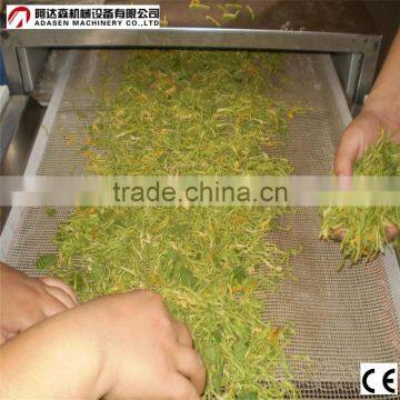 Tunnel type Conveyor Belt Oregano Dryer Machine/Honeysuckle Microwave Drying