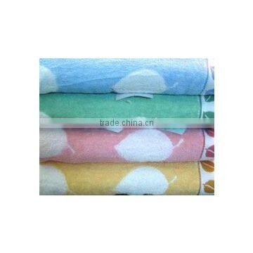 China factory 100% cotton customized bath towel with satin border manufacturer