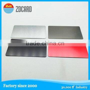 blank customized design good quality metal card