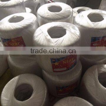 white PP Film rope, pp twine 500g,1000g ball