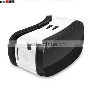 3D VR Virtual Game Glasses Cardboard Kit VR Box 2.0 Cardboard Headset VR Helmet + Bluetooth Controller