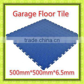 2016 new Amercian Popular Superior Quality PVC Garage Tiles with Raised Coin Surface