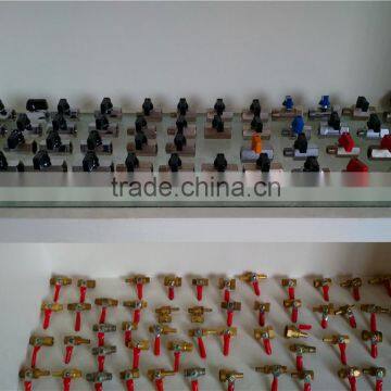 mini brass ball valve , Double male high pressure ball valve , size 1/2'' 3/8'' 1/8'' 1/4'' , nickel plating