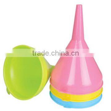 cheap colorful plastic funnel on hot sale
