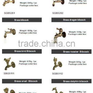 garden water tap, Brass Horse Head Hose Faucet Outdoor Garden