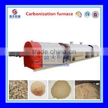 Continuous Rotary Sawdust Carbonization Furnace For Sale