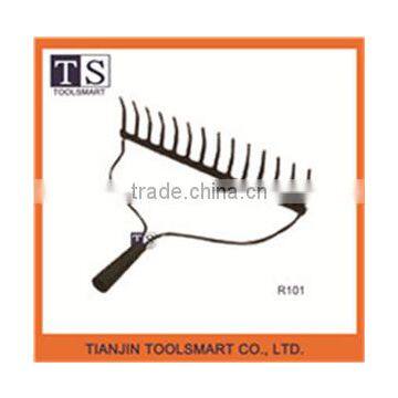 Hot Steel Lawn Raker R101 With Riveted Teeth on Sale