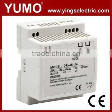 YUMO Din Rail DR-45-24 45w din rail power supply Switching power supply