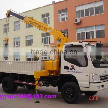 truck with loading crane