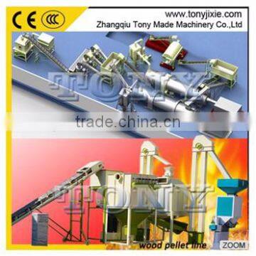 Widely used wood log/beech wood/rosewood pellet making line