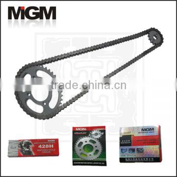 motorcycle chain,chain and spare sprocket kit