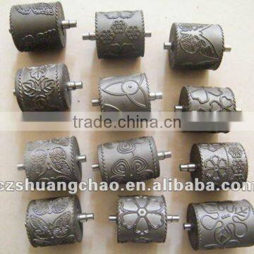 Ultrasonic embossing roller pattern