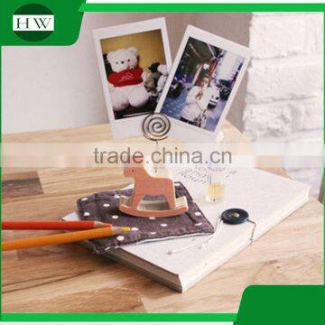 Cheap Mini Cartoon Wooden Animal Photo Name Business Card Holder photo-5
