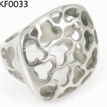 Customized Titanium Steel Jewelry Ring / 316l Stainless Steel Rings Men photo-3