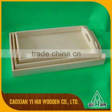 Special Natural China Factory Storage Wooden Tray