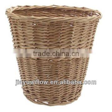 100%handmade natural cheap trash can