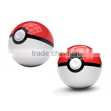 2016 New Ball Shaped 10000mAh Dual USB Pokeball Pokemon Power Bank photo-2