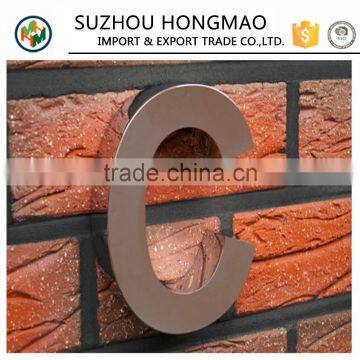 3D Stainless Steel Hotel Room Number Signs,House Number Plate