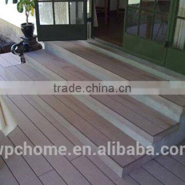 WPC Solid Wood Plastic Composite Decking for Outdoor/outdoor Waterproof Wooden Flooring photo-2