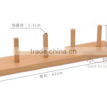 Eco-friendly Customized Solid Wooden Fancy Clothes Hanger photo-4