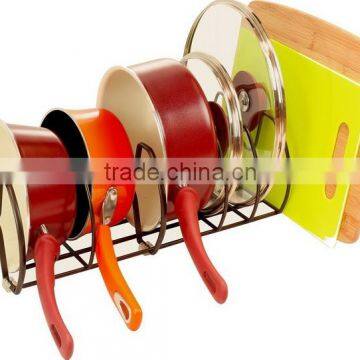 Fashional Kitchen Wire Pot And Pan Storage Rack photo-2