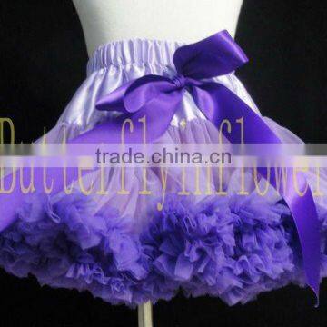 Kids Lavender Chiffon Ruffle Dresses for Girls Children's Prom Gown Puffy Baby Girl Princess Dresses