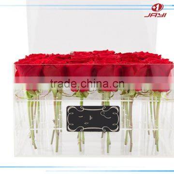 Custom High Quality Clear Acrylic Flower Stand