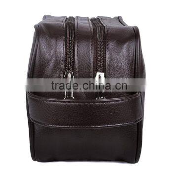 Dopp Kit Toiletry Bag Portable Travel Organizer With Three-layered Storage Sections Handle Strap photo-2