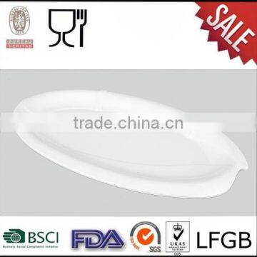 2016 new design fantastic melamine oval shape restaurant plates