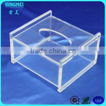KM-SP52 Clear Acrylic Tissue Box Holder Plexiglass Jewelry Display Box photo-4