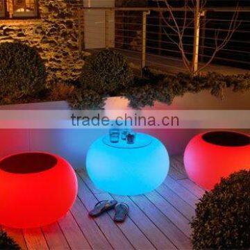 garden lights and furniture