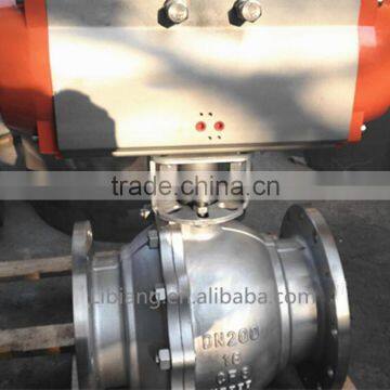 Stainless Steel Valve Pneumatic Flange Ball Valve ,valve