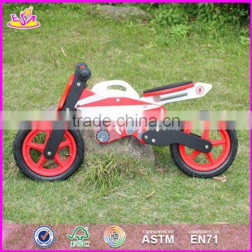 2015 Exhibition Item Wooden Toy Bike for Kids,Promotion Gift Wooden Balance Bike,High Quality Children Wooden Bike Toy W16C013 photo-2