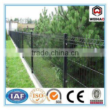 Good quality coated border green garden wire mesh fence