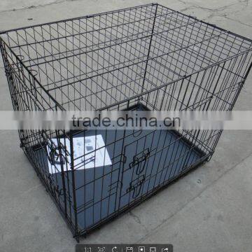 2015 outdoor/ innerdoor black coated pet cages/pet cases/dog cases/dog house