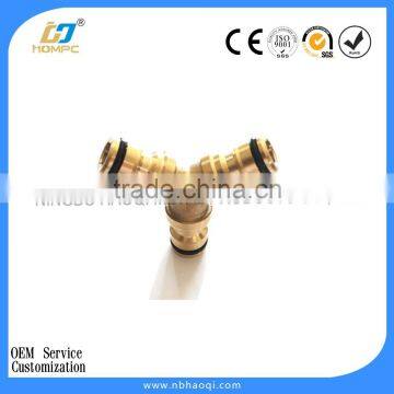 Garden Brass Hose 3 Way Tap Connector photo-2