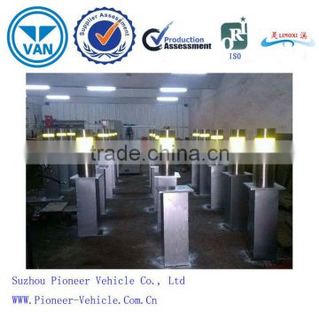 2014 automatic rising electric stainless steel bollards with hydraulic system