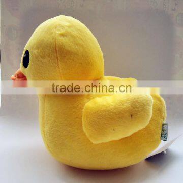 New toy 2015 China wholesale China manufacturer stock soft baby toys small baby safe toy plush duck rattle