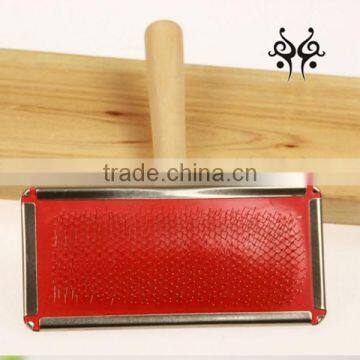 Wooden Handle Dog Brush And Pet Hair Brush