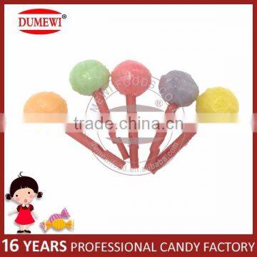 Assorted Fruit Hard Lollipop Candy With Whistle Toy photo-3