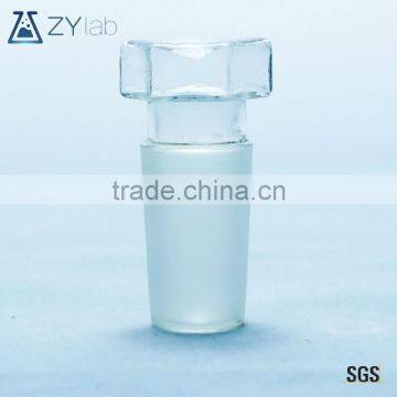 Glass stopper hexgonal hollow stopper